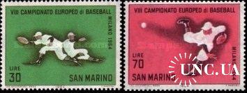 Сан Марино 1964 спорт бейсбол ** о