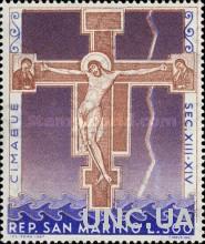 Сан Марино 1967 живопись религия иконы ** о