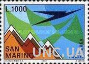 Сан Марино 1972 авиапочта горы птицы ** о