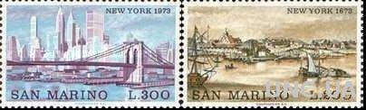 Сан Марино 1973 архитектура Нью-Йорк флот мост** о