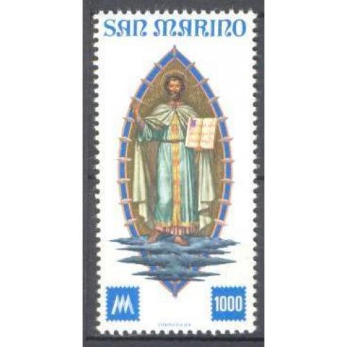 Сан Марино 1977 Сан Мартин люди религия живопись ** ом