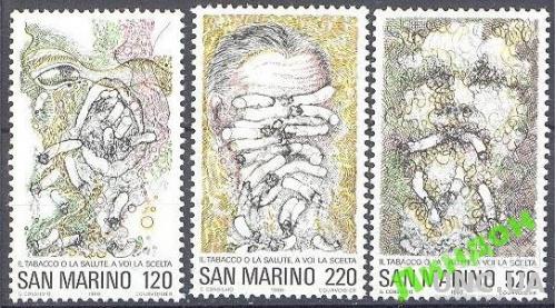 Сан Марино 1980 курение борьба медицина ** ом