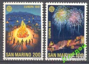 Сан Марино 1981 этнос фестиваль Европа Септ ** м