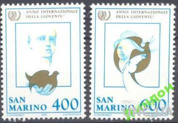 Сан Марино 1985 Мир молодежь птицы кони ** ом