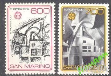 Сан Марино 1987 совр. архитектура Европа Септ ** м