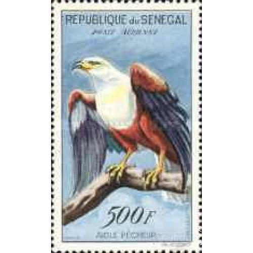 Сенегал 1960 птицы фауна орел 500f * о