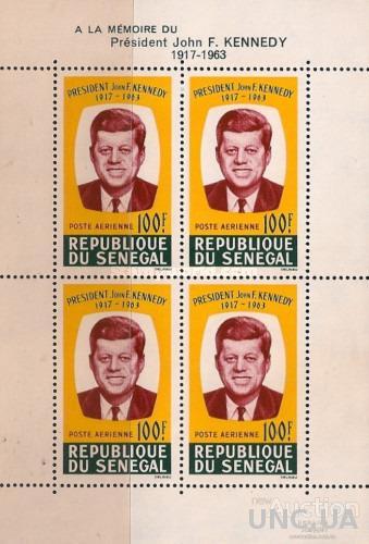 Сенегал 1964 президент США Кеннеди люди блок ** м