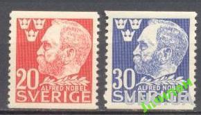 Швеция 1946 Альфред Нобель люди Нобелевская премия НП **