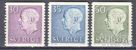 Швеция 1962 стандарт король 3м ** о