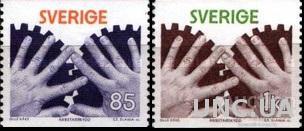Швеция 1976 охрана труда руки ** о