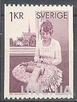 Швеция 1976 рукоделие кружева ремесло профессии архитектура Сланя ** о