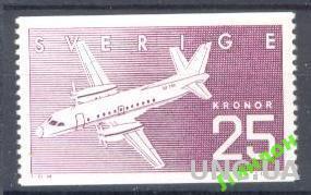 Швеция 1987 авиация самолет **