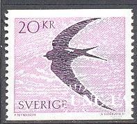 Швеция 1988 фауна птицы ласточка ** о
