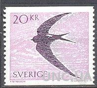 Швеция 1988 фауна птицы ласточка ** о
