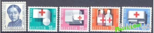 Швейцария 1963 Красный Крест медицина люди ** о