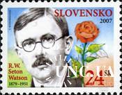 Словакия 2007 Уильям Роберт Сетон-Уотсон политик историк МИД флора роза люди ** м