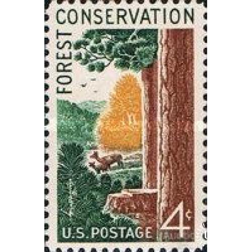 США 1958 Сохранение природы флора деревья фауна олени ** крм