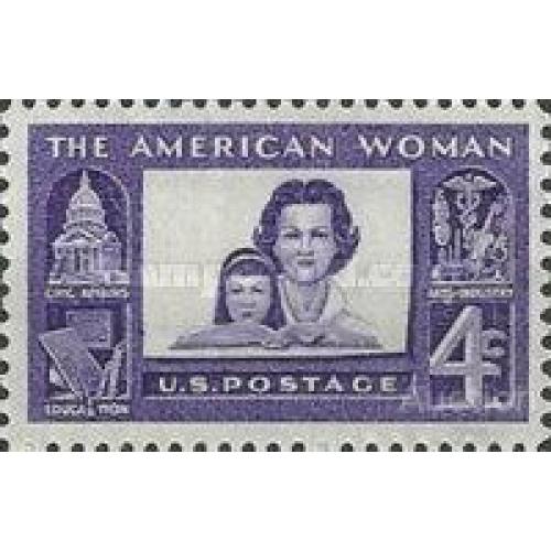 США 1960 Женщины Америки Гражданское Право Образование Искусство Наука  ** кро