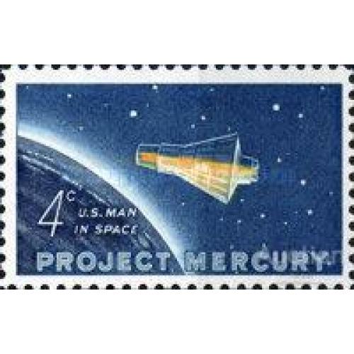США 1962 космос проект Меркурий ** крм