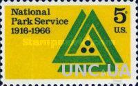 США 1966 Служба нац. парков флора ** м