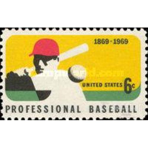 США 1969 спорт бейсбол ** кр