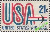 США 1971 авиа почта авиация самолет ** есть кварт ом