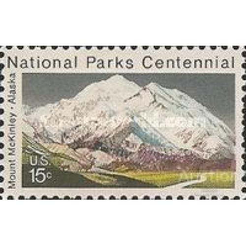 США 1972 Нац. парк Охрана природы флора горы ** о