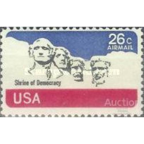 США 1974 авиапочта авиация почта президенты люди горы ** кро
