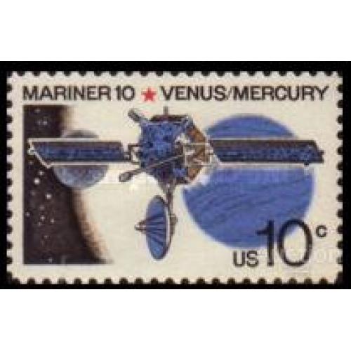 США 1975 космос Спутник МАРИНЕР-10 Венера Меркурий ** кр