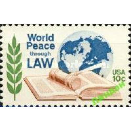 США 1975 Мир Закон карта книга ** кр