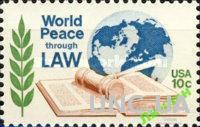 США 1975 Мир Закон карта книга ** м