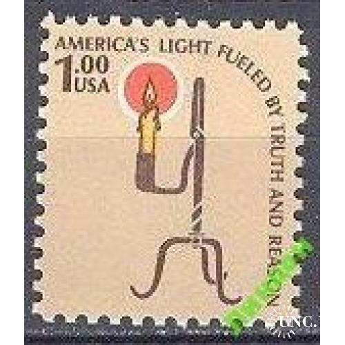 США 1979 лампа огонь свеча стандарт ** окр