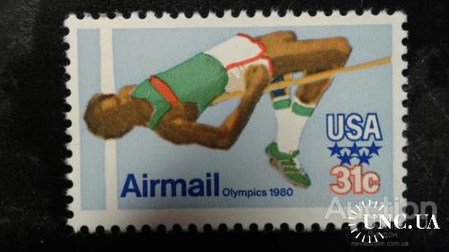 США 1979 спорт олимпиада-80 Москва СССР л/а прыжки в высоту ** о