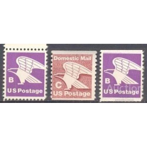 США 1981 стандарт местная почта орел птицы фауна 3м **