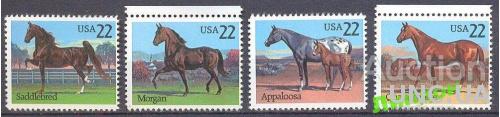 США 1985 лошади кони фауна серия ** о