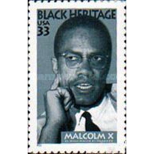 США 1999 Malcolm X Права человека закон религия Black Heritage люди ** о