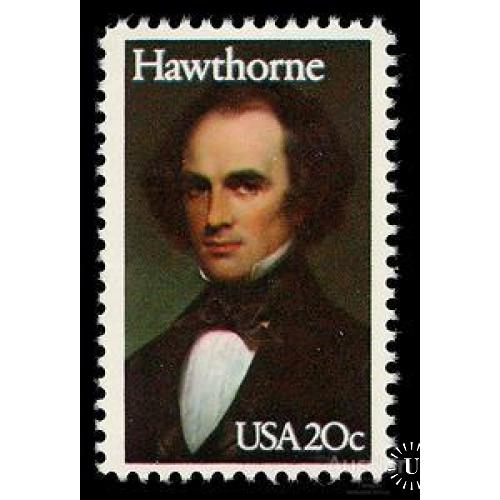 США Hawthorne писатель биограф А. Линкольна живопись люди ** м