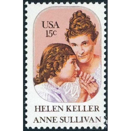 США Helen Keller &amp; Anne Sullivan медицина дети люди ** м