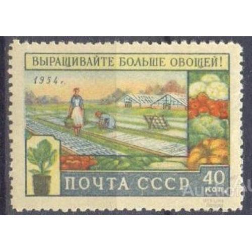 СССР 1954 Сельское хозяйство № 1709 с/х овощи флора ** м