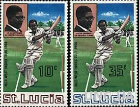 Ст Лючия 1968 губернатор Кларк спорт крикет люди колонии ** о