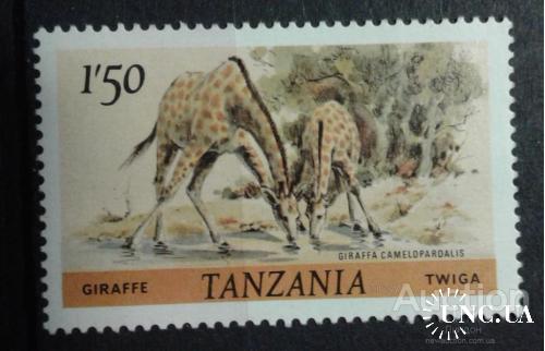Танзания фауна жираф 1м ** есть кварт о