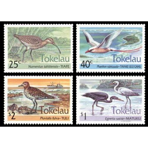 Токелау 1993 птицы фауна серия ** о