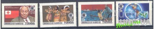 Тонга 1983 День нез-ти флаг флот этнос карта ** ан