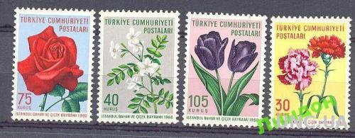 Турция 1960 розы цветы флора ** о