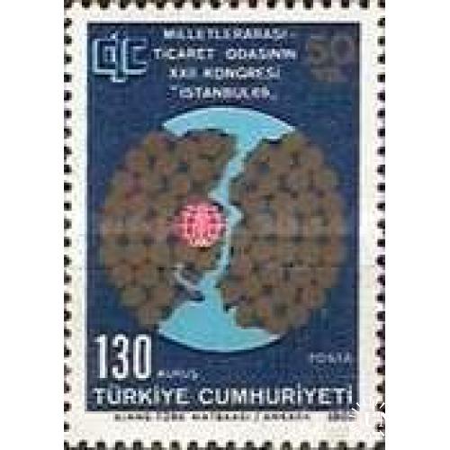 Турция 1969 конгресс коммерция карта Стамбул ** о