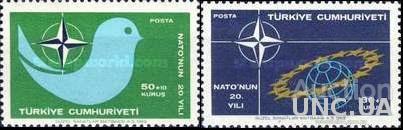 Турция 1969 НАТО армия птицы ** о