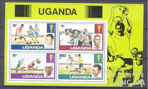 Уганда 1978 спорт футбол ЧМ ** о