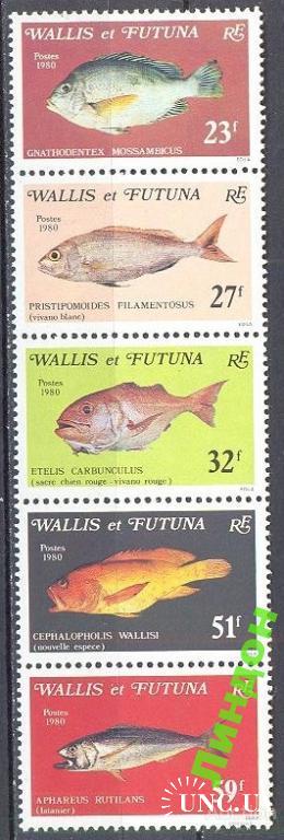 Уоллес и Футуна 1980 морская фауна рыбы ** о