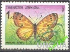 Узбекистан 1992 фауна насекомые бабочки ** м