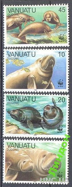 Вануату 1988 ВВФ WWF морская фауна ** о